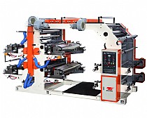 Four-color flexo printing machine