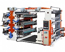 Six-color flexo printing machine